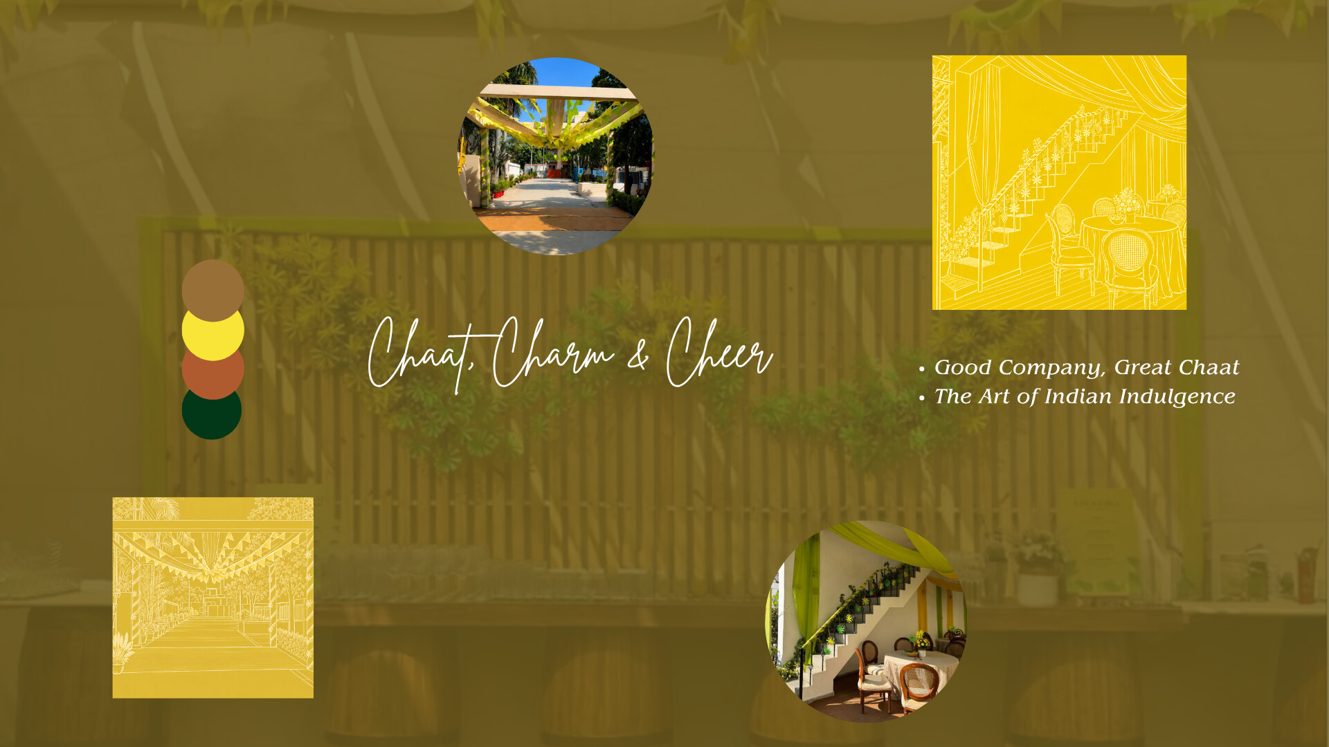 Chaat, Charm and Cheer folder cover